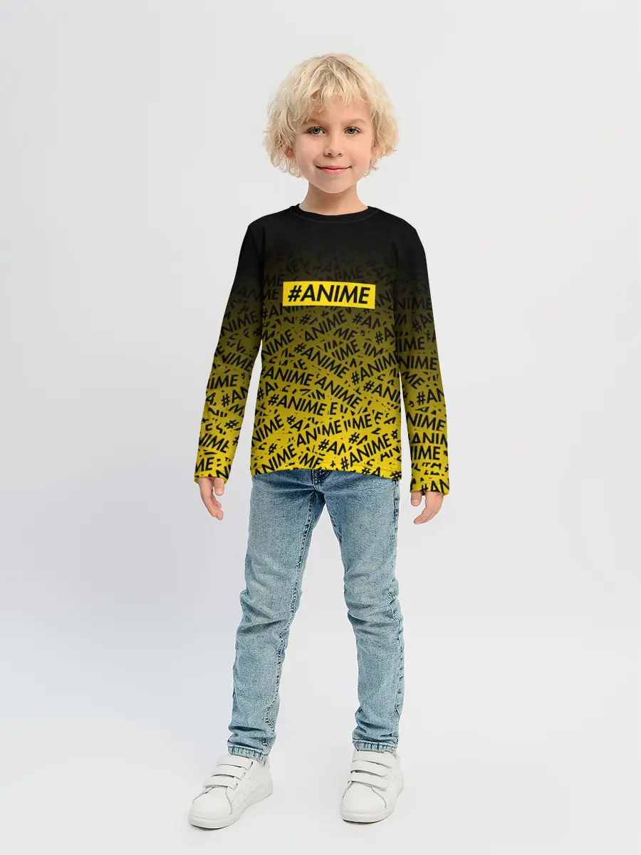 Детский лонгслив / ANIME pattern