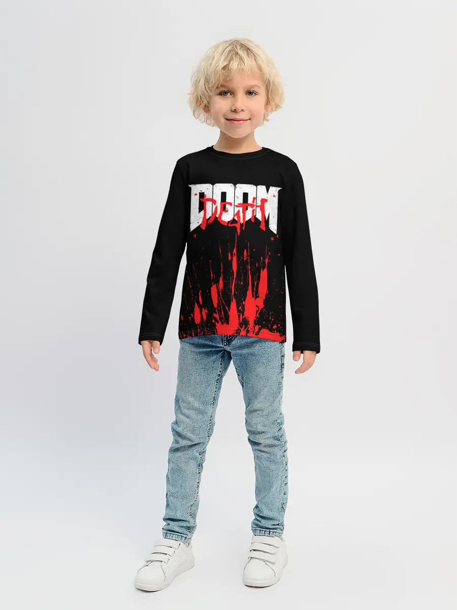 Детский лонгслив / DOOM Bloody