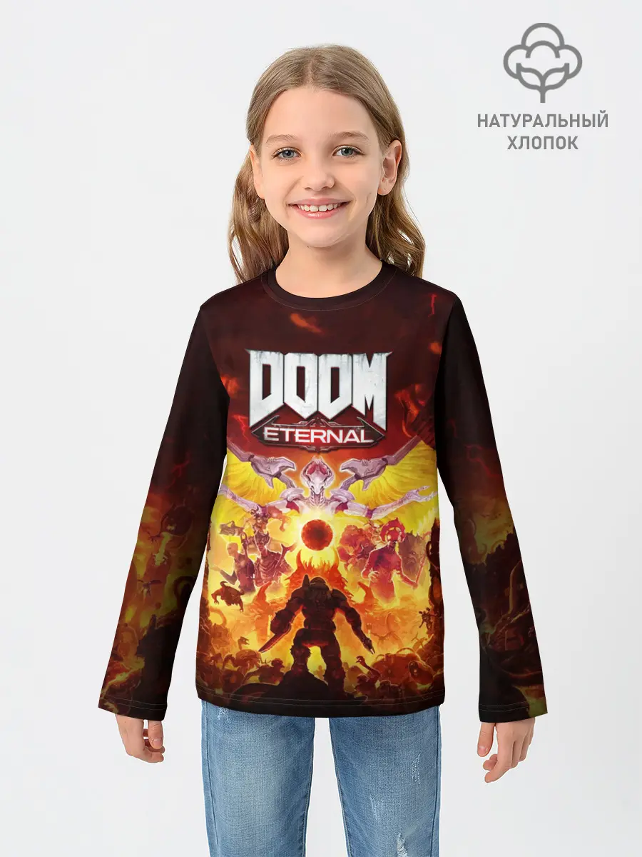 Детский лонгслив / DOOM Eternal