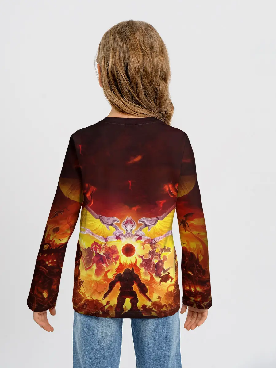 Детский лонгслив / DOOM Eternal