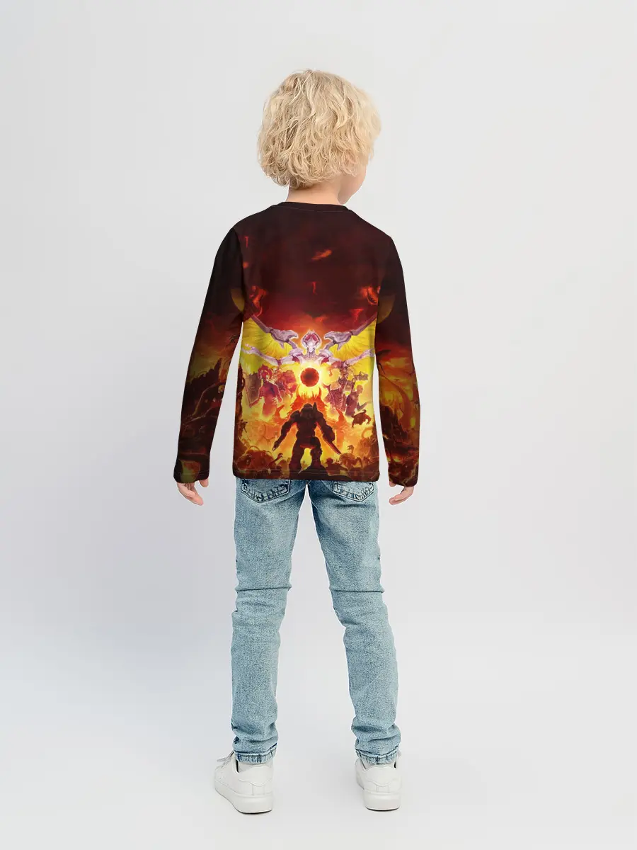 Детский лонгслив / DOOM Eternal