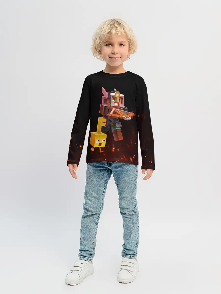Детский лонгслив / MINECRAFT: Dungeons