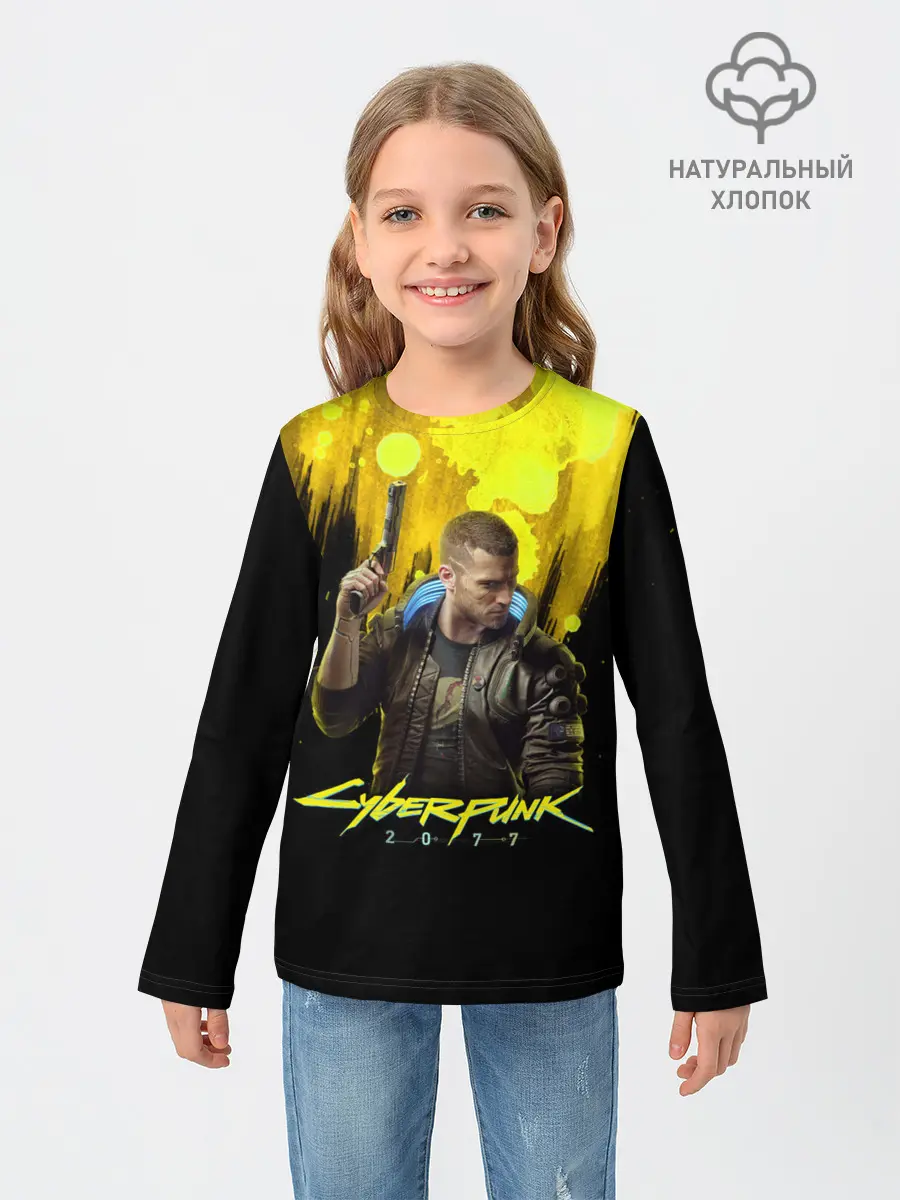 Детский лонгслив / CYBERPUNK 2077