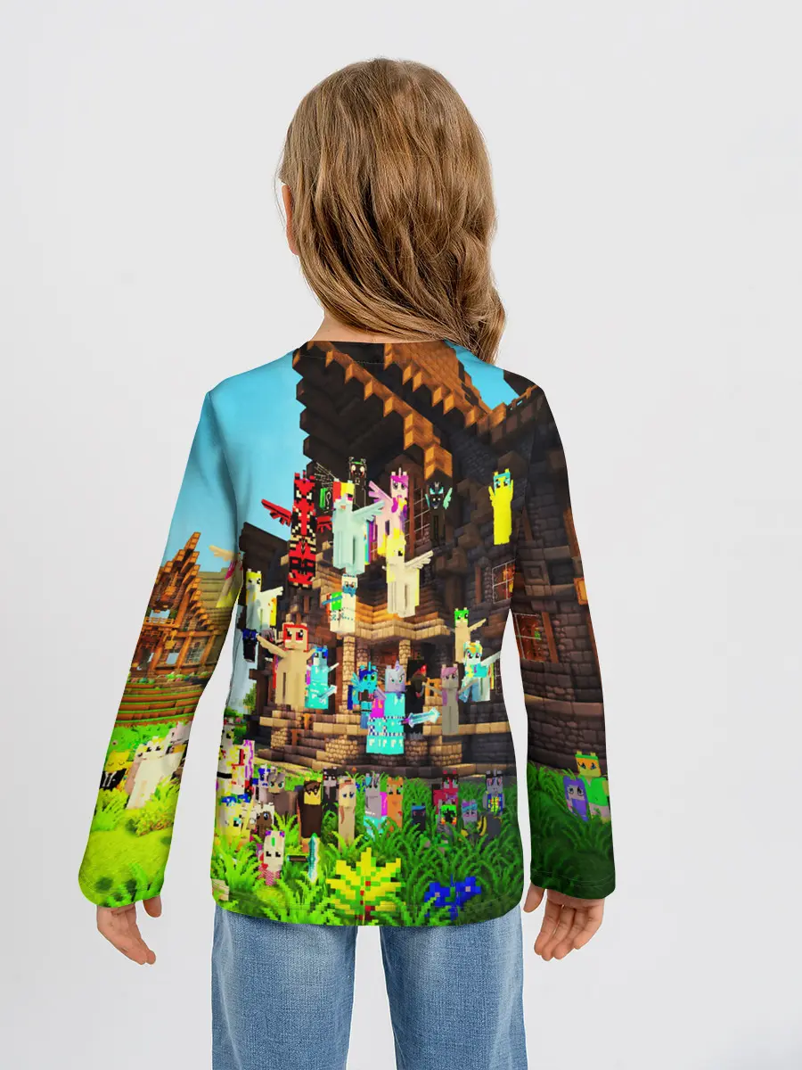 Детский лонгслив / MY LITTLE MINECRAFT