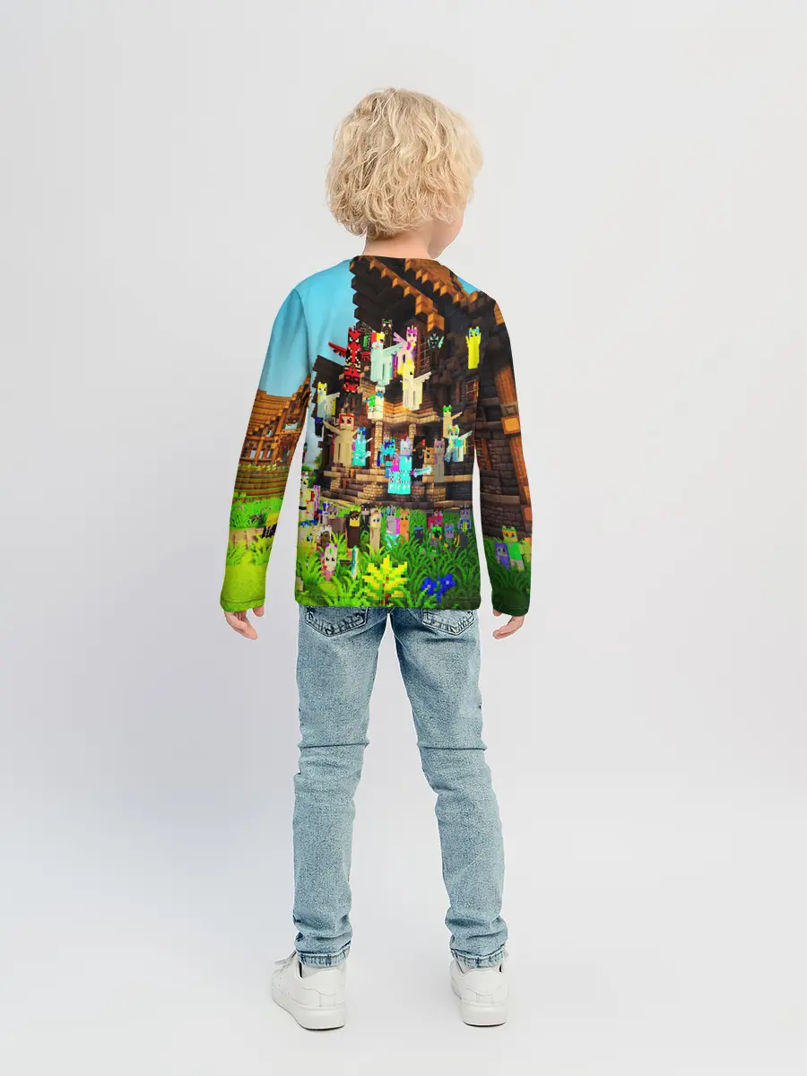 Детский лонгслив / MY LITTLE MINECRAFT