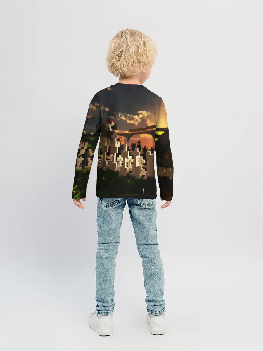 Детский лонгслив / MINECRAFT