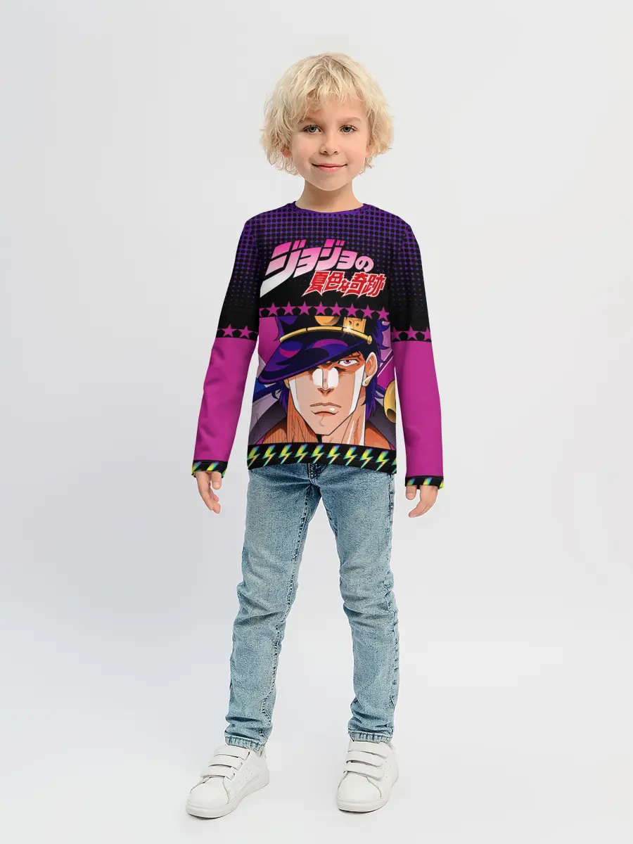 Детский лонгслив / Joutarou Kuujou JoJo
