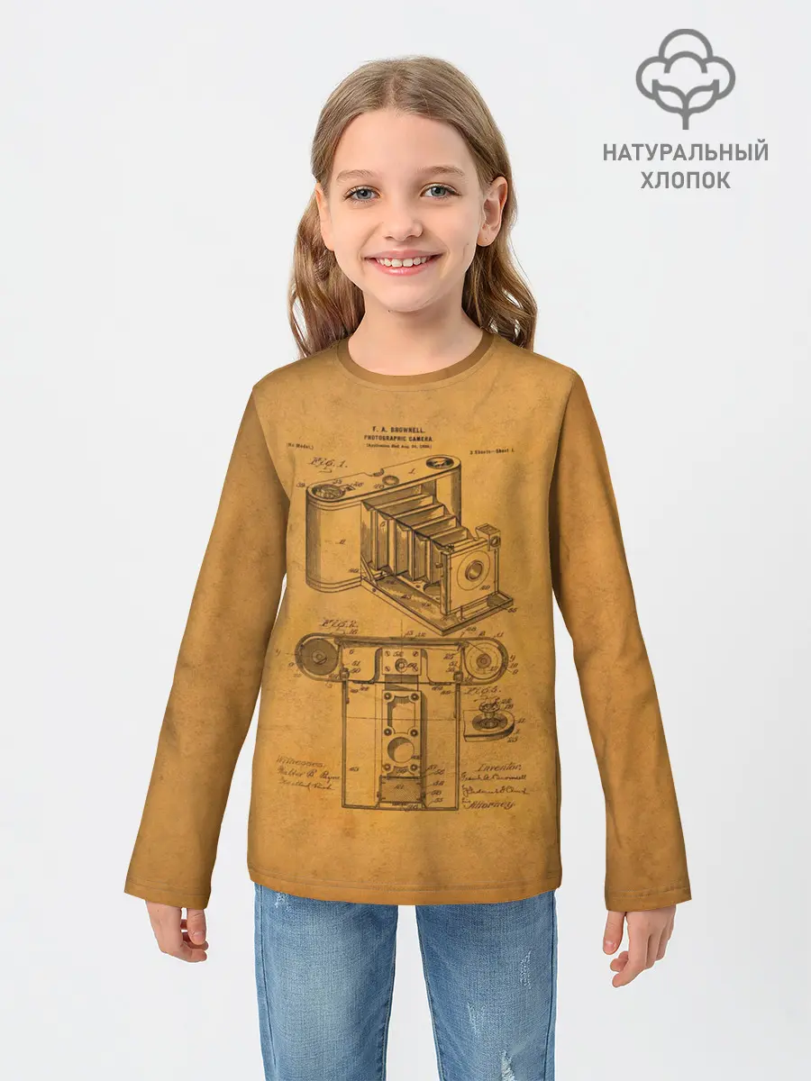 Детский лонгслив / Photographic Camera Patent