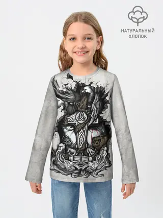 Детский лонгслив / Скандинав