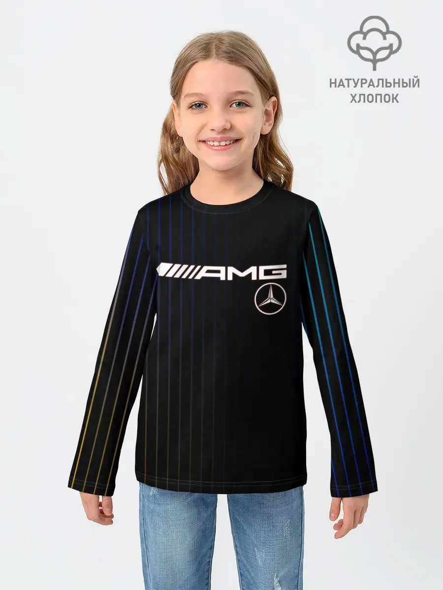 Детский лонгслив / Mercedes