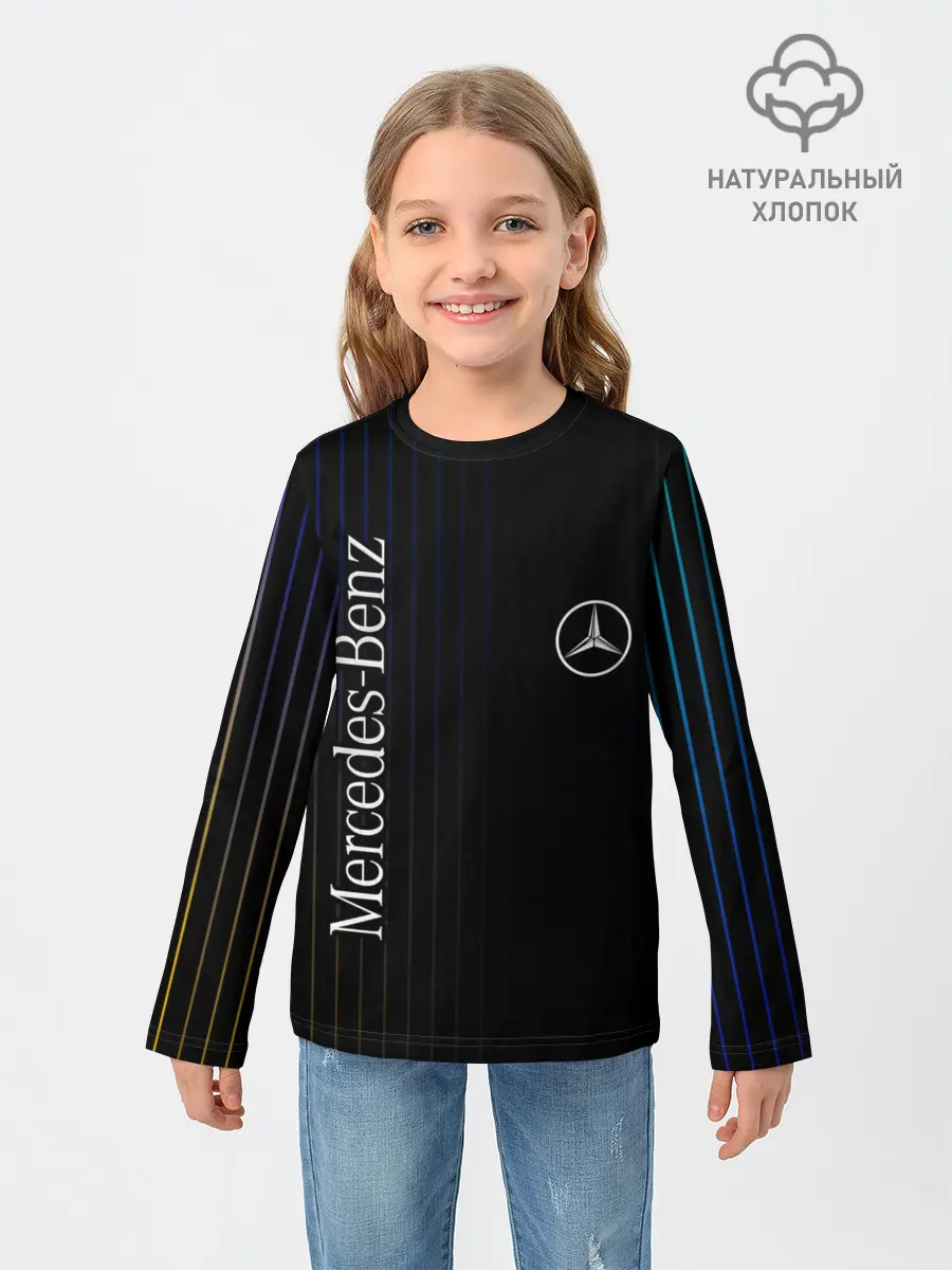 Детский лонгслив / Mercedes
