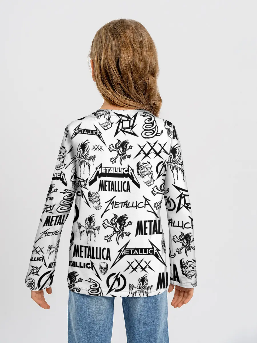 Детский лонгслив / METALLICA LOGOBOMBING