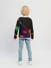 Детский лонгслив / Неоновые Линии