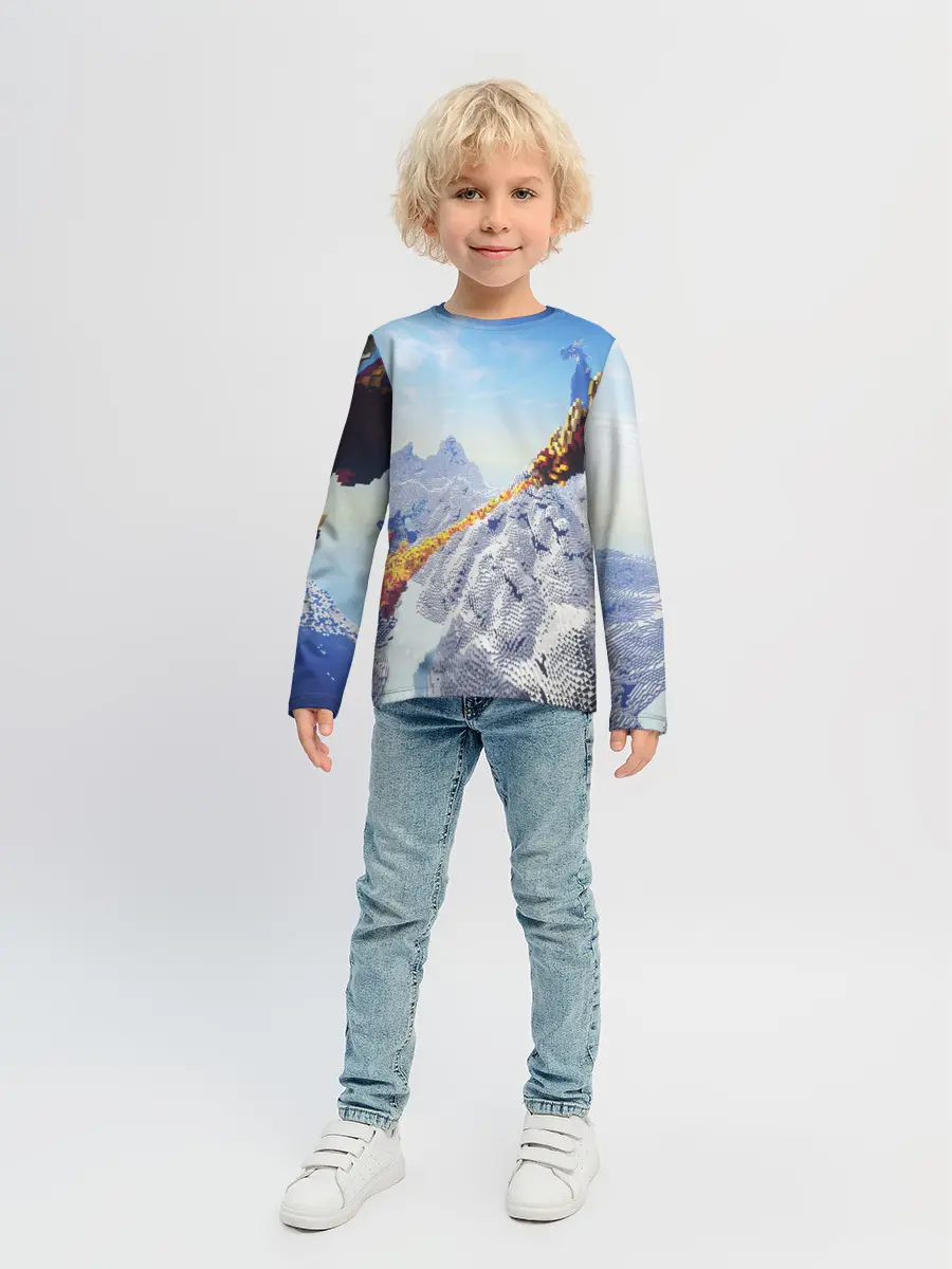 Детский лонгслив / MINECRAFT