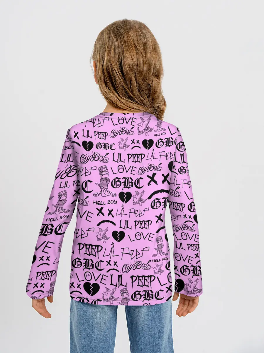 Детский лонгслив / LIL PEEP LOGOBOMBING