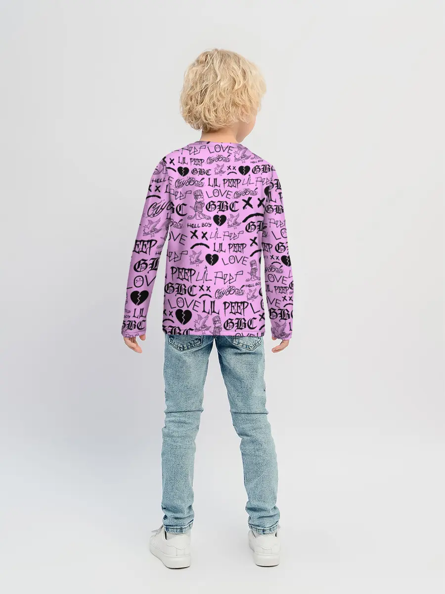 Детский лонгслив / LIL PEEP LOGOBOMBING