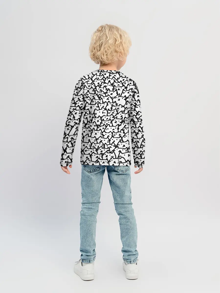 Детский лонгслив / Котики