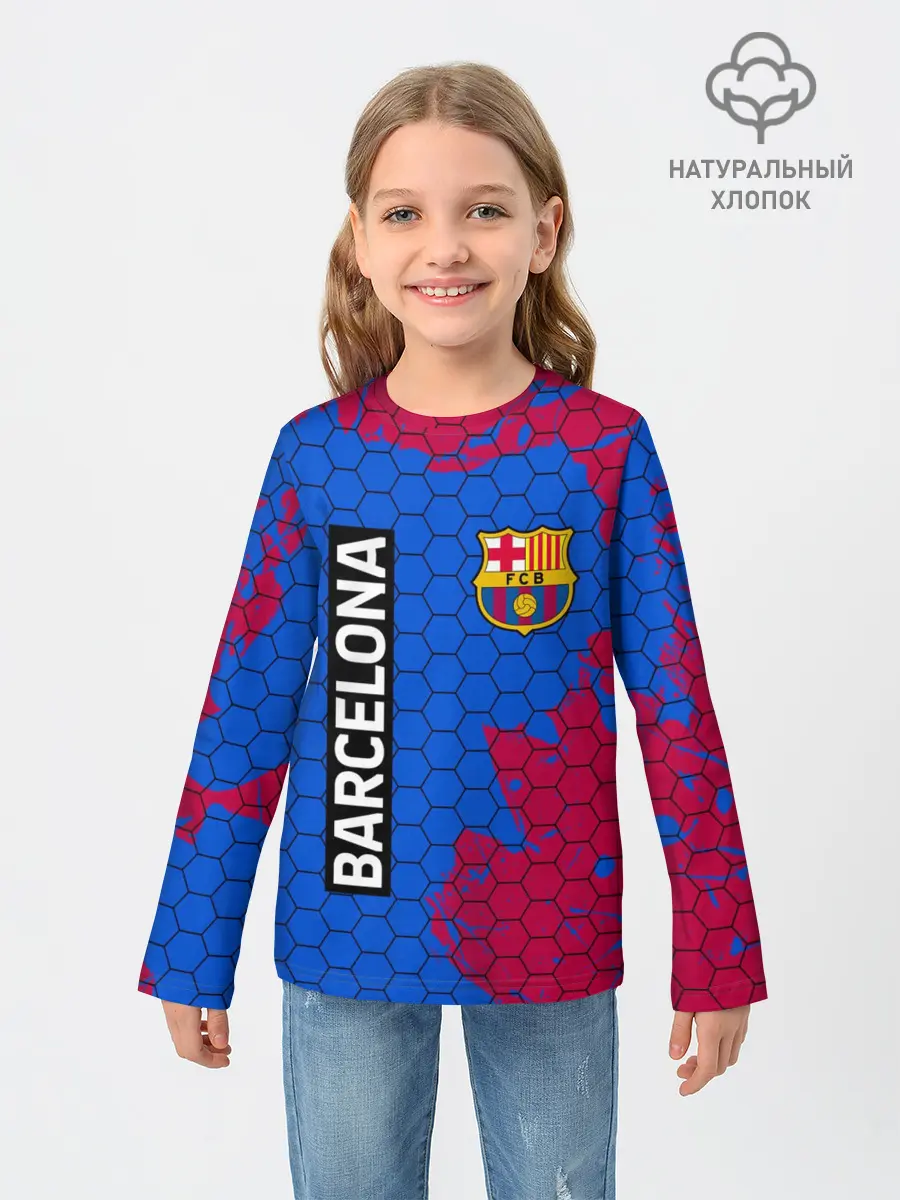 Детский лонгслив / BARCELONA
