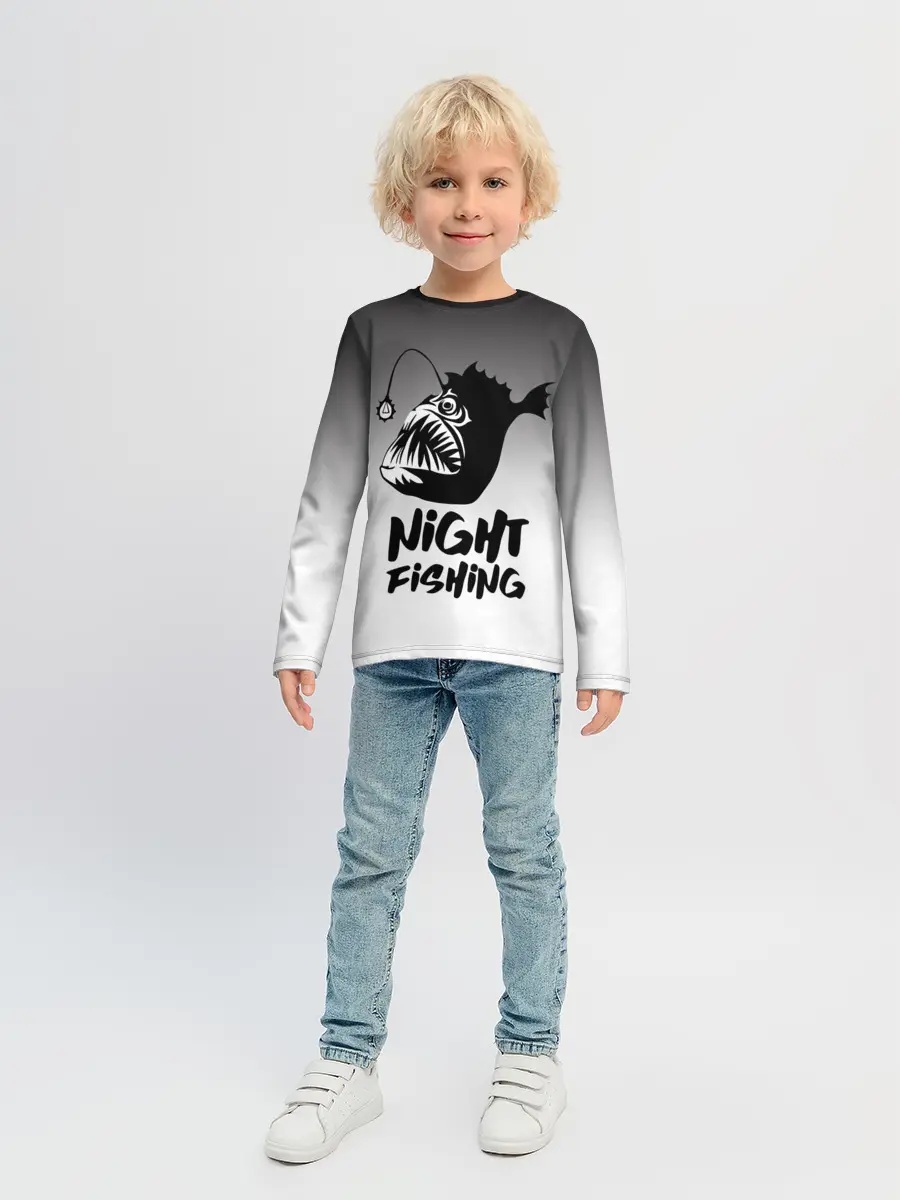 Детский лонгслив / Рыба удильщик