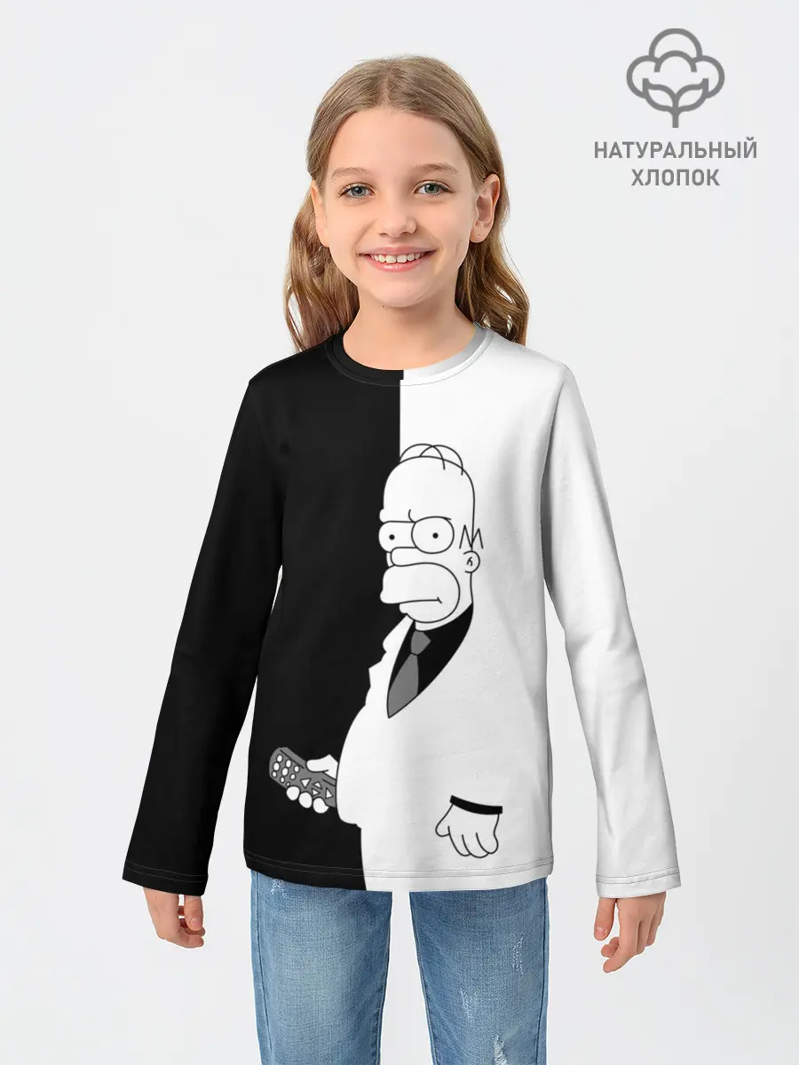 Детский лонгслив / Гомер Симпсон
