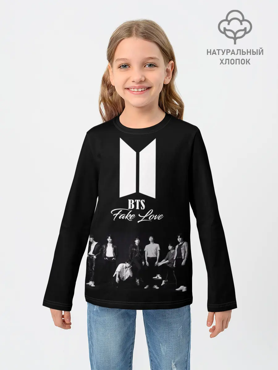 Детский лонгслив / BTS Take love