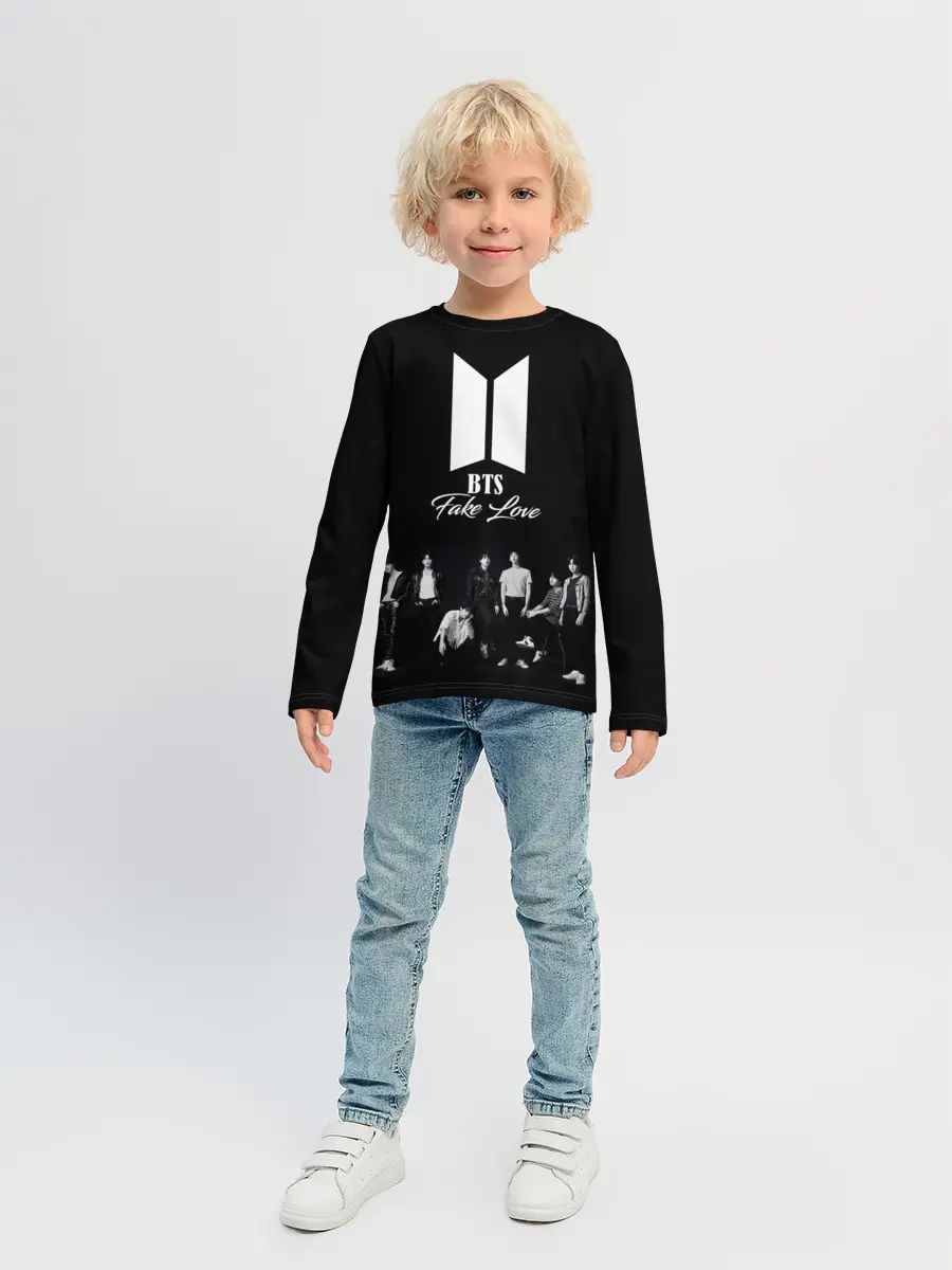 Детский лонгслив / BTS Take love