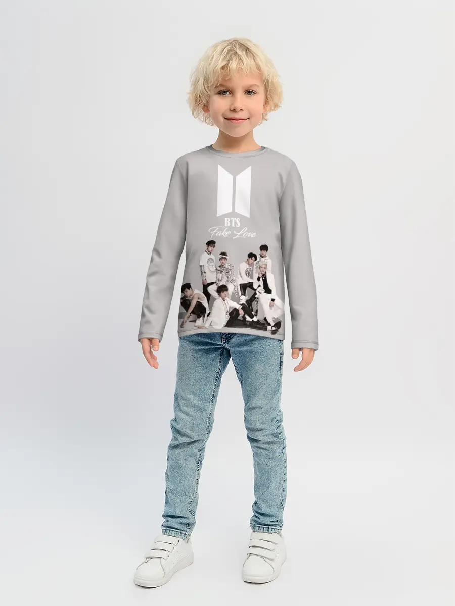 Детский лонгслив / BTS Take love