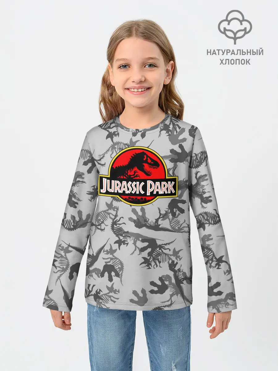 Детский лонгслив / Парк Юрского Периода