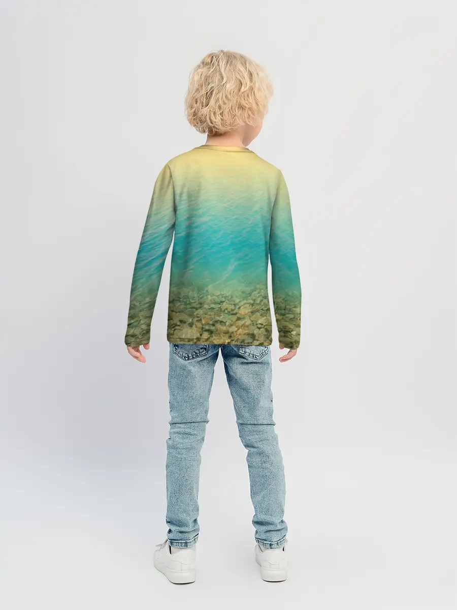 Детский лонгслив / Рыбалка