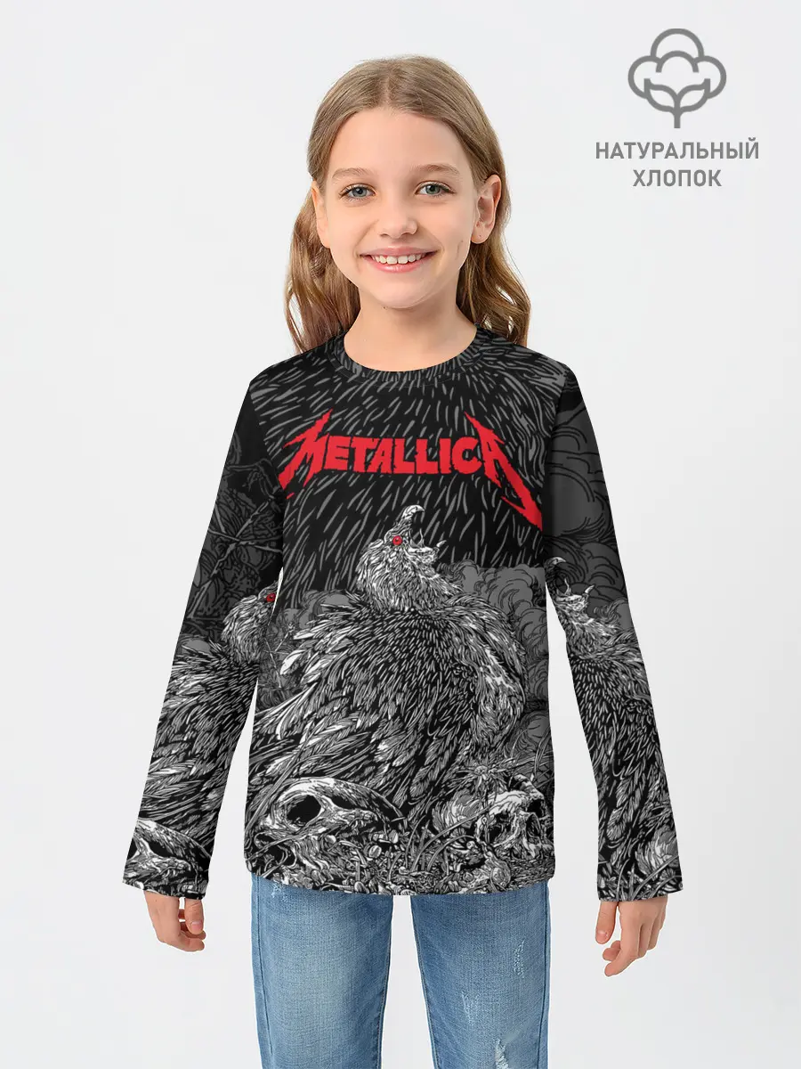 Детский лонгслив / Metallica