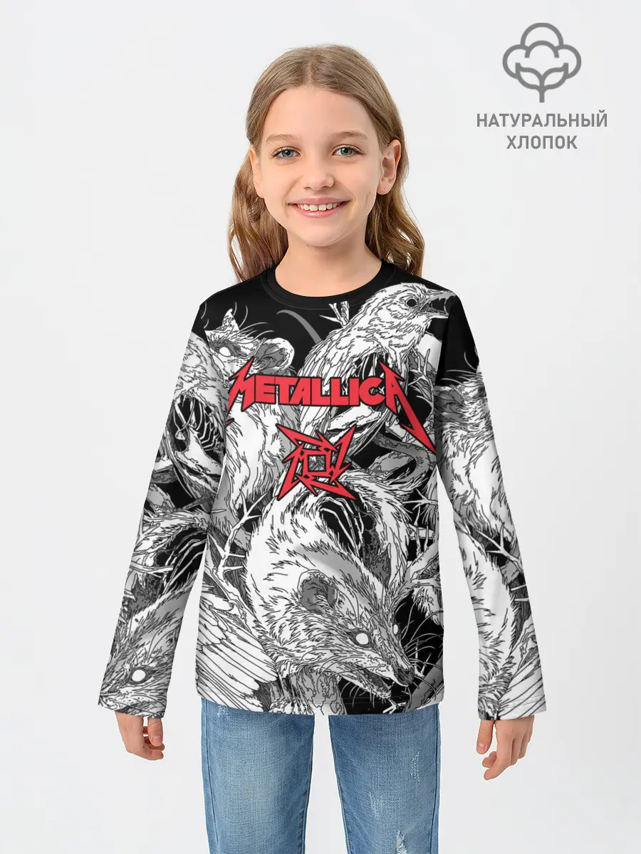 Детский лонгслив / Metallica