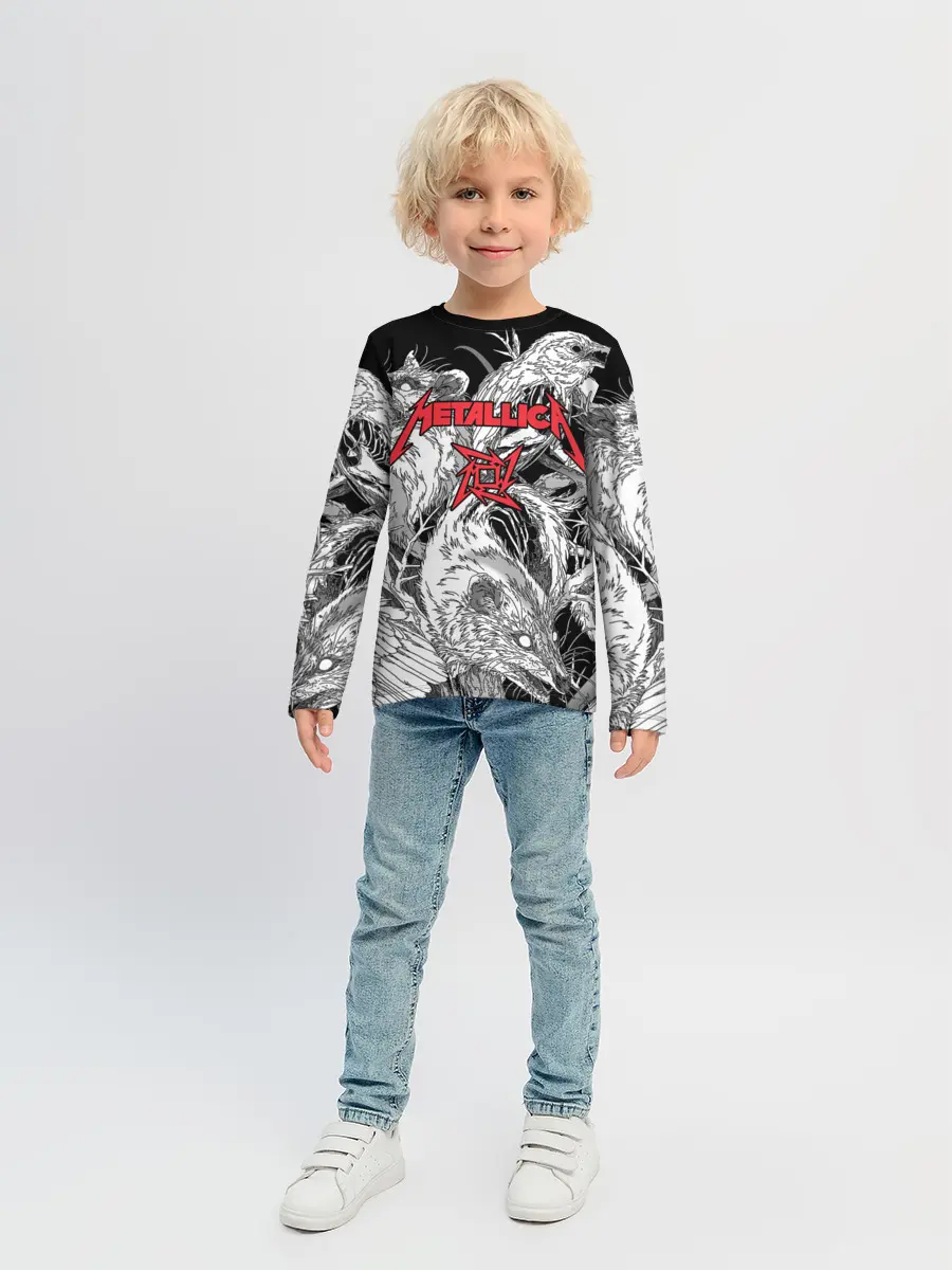 Детский лонгслив / Metallica