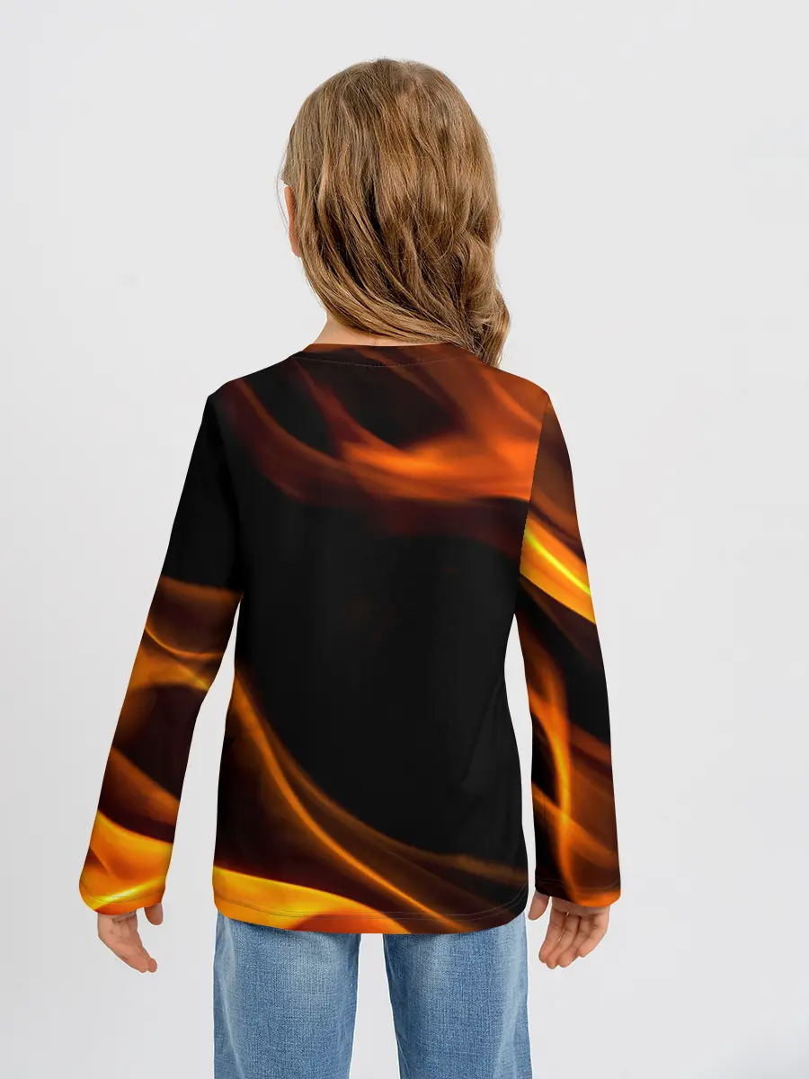 Детский лонгслив / Цой жив