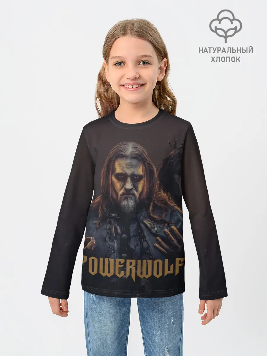 Детский лонгслив / Powerwolf