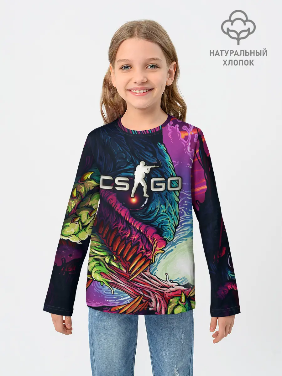 Детский лонгслив / CS:GO