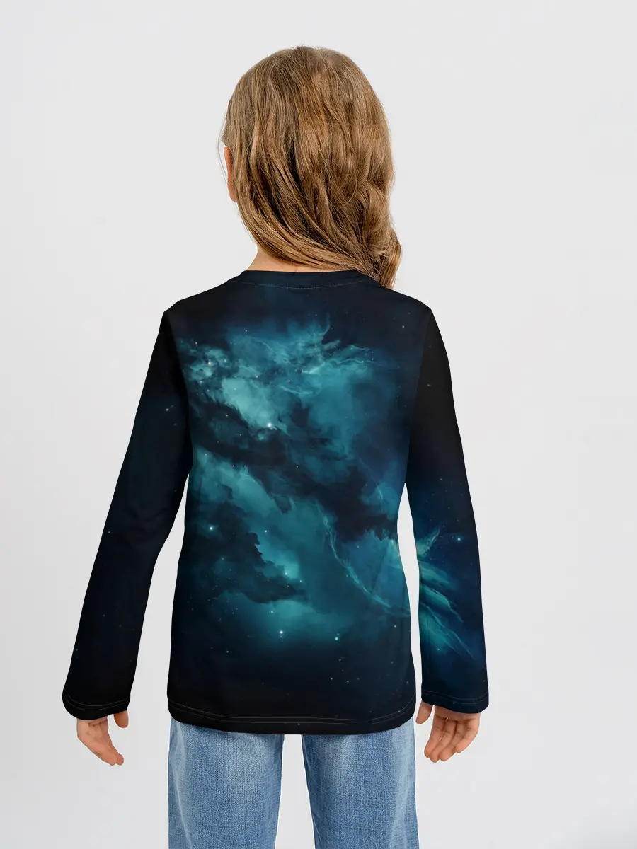Детский лонгслив / Космос