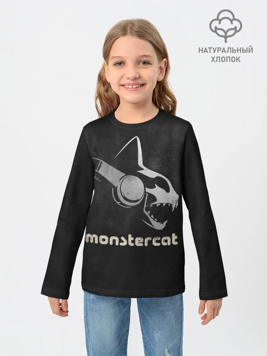 Детский лонгслив / Monstercat