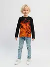 Детский лонгслив / Огонь