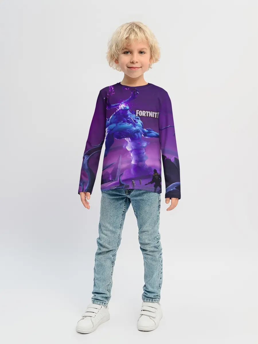 Детский лонгслив / Fortnite