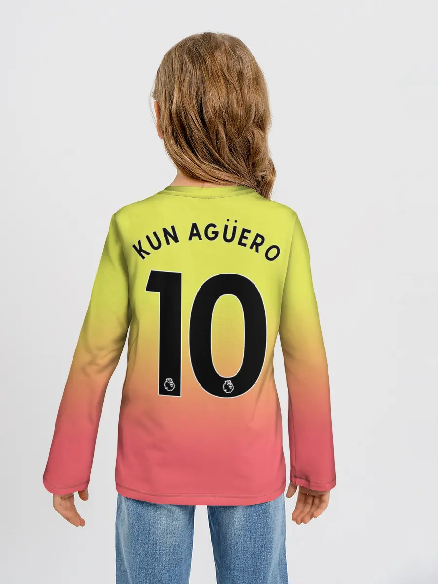 Детский лонгслив / Aguero third 19-20