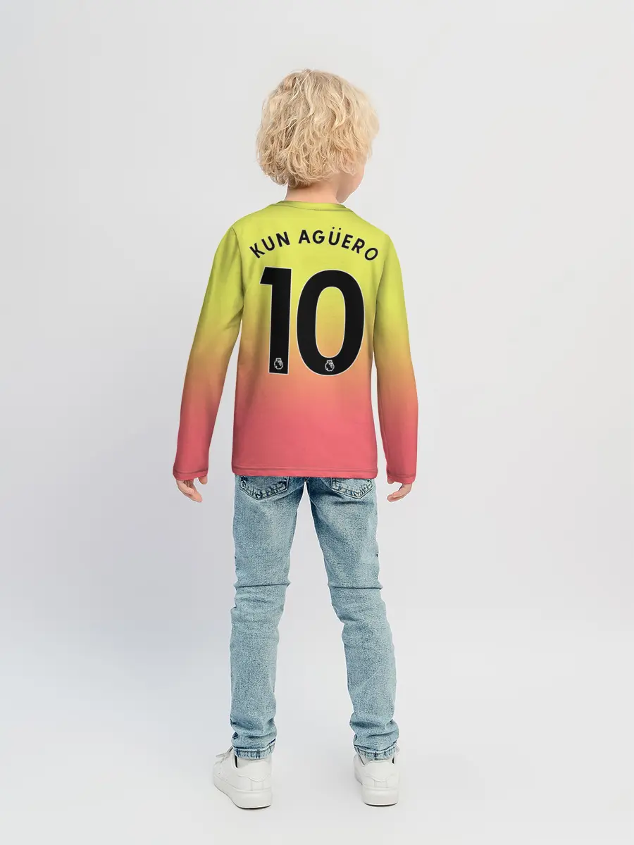 Детский лонгслив / Aguero third 19-20