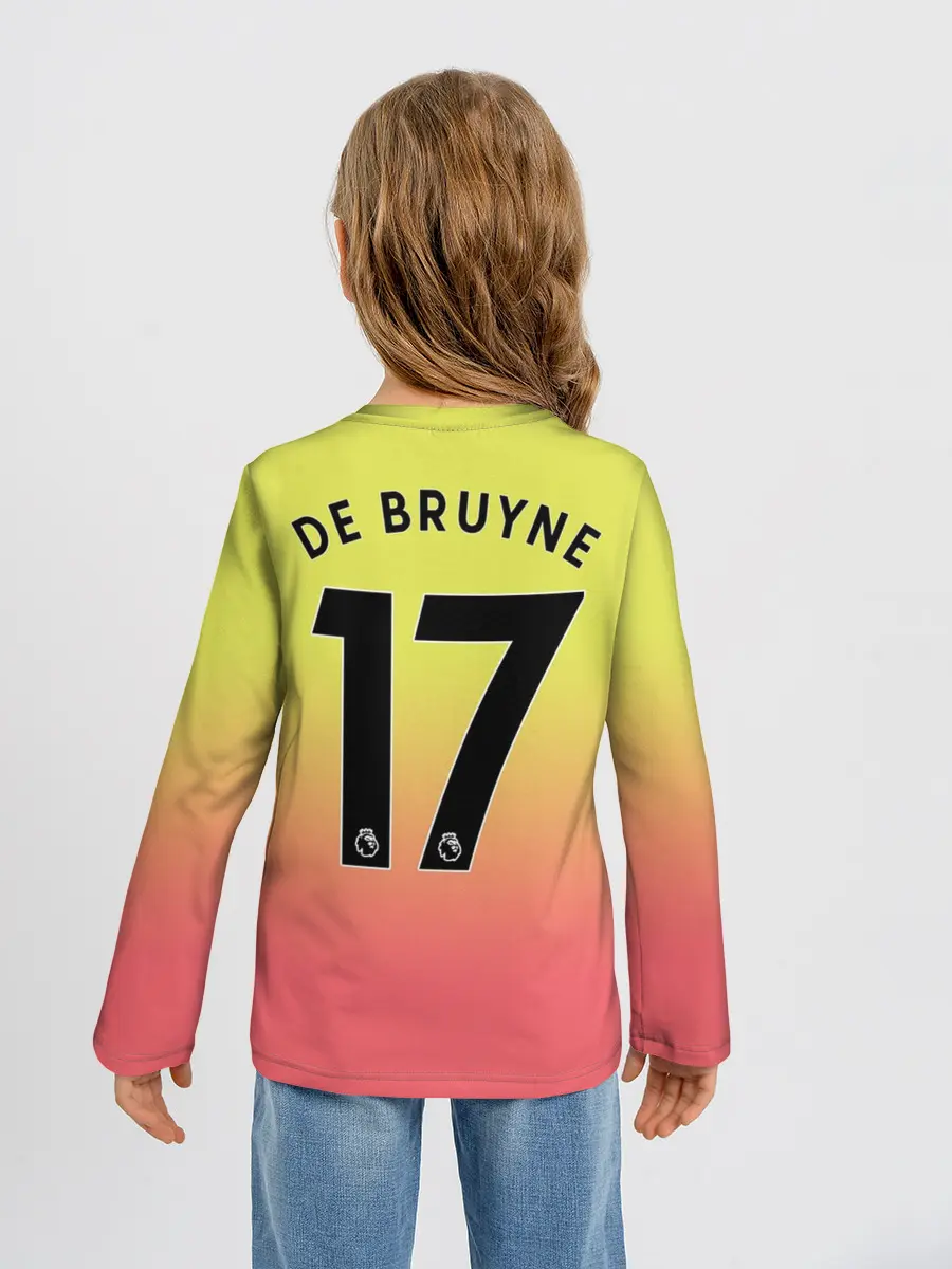 Детский лонгслив / De Bruyne third 19-20