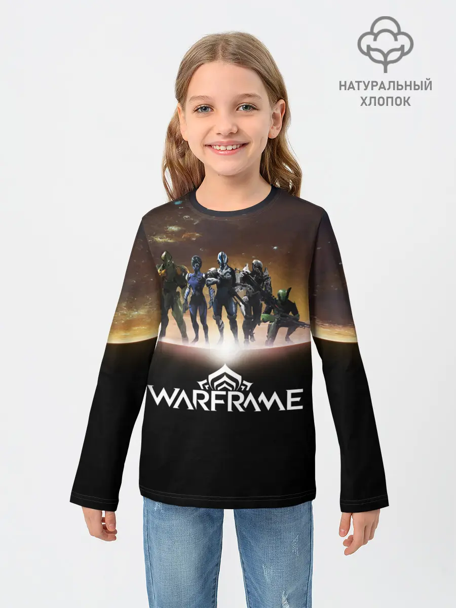Детский лонгслив / WARFRAME Planet
