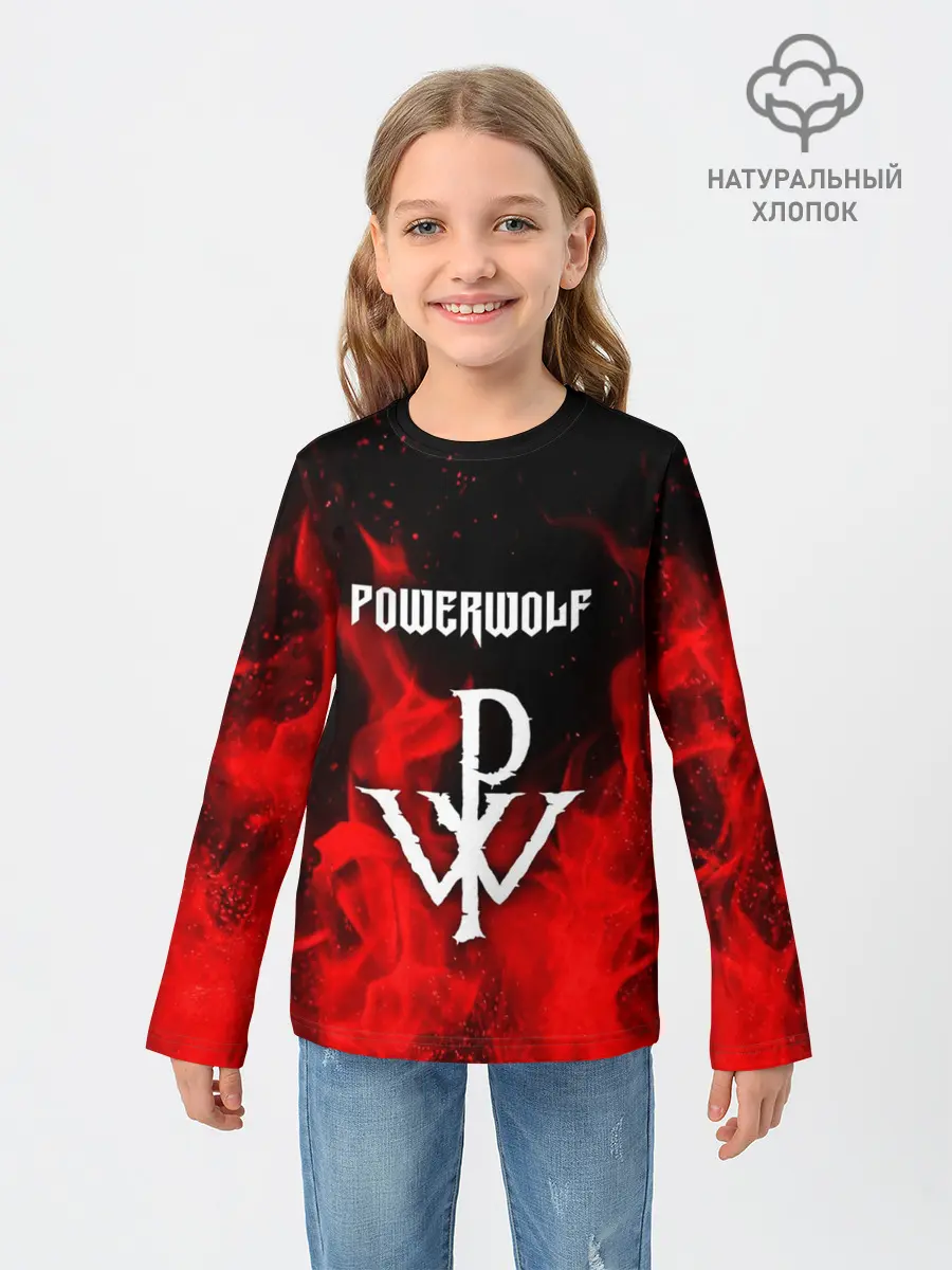 Детский лонгслив / POWERWOLF