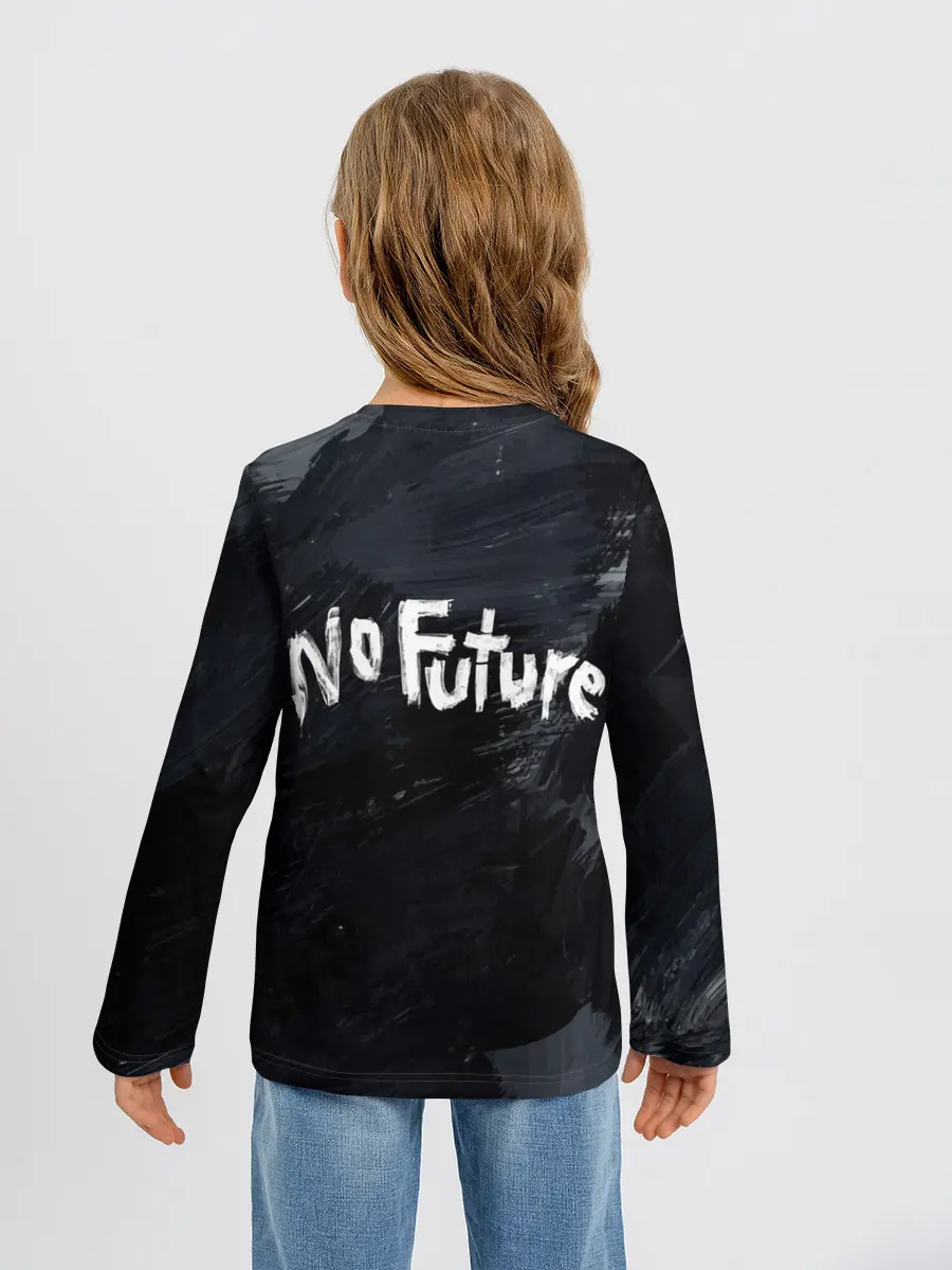 Детский лонгслив / DARK - No Future
