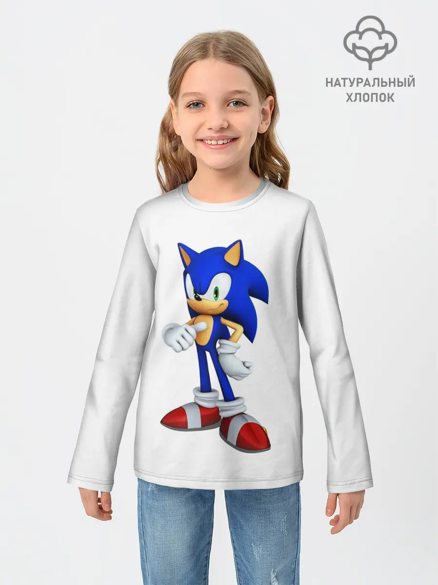 Детский лонгслив / Sonic