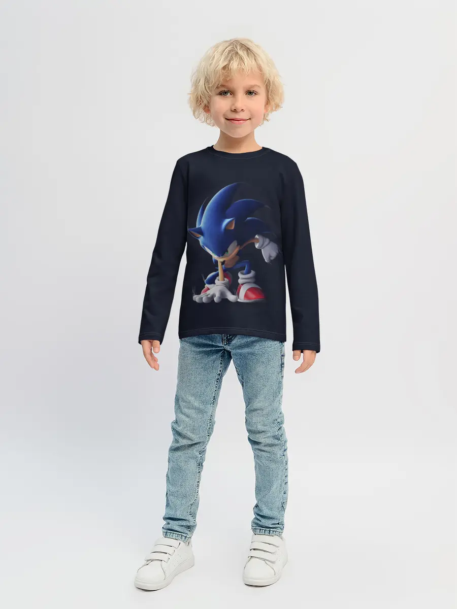 Детский лонгслив / Sonic