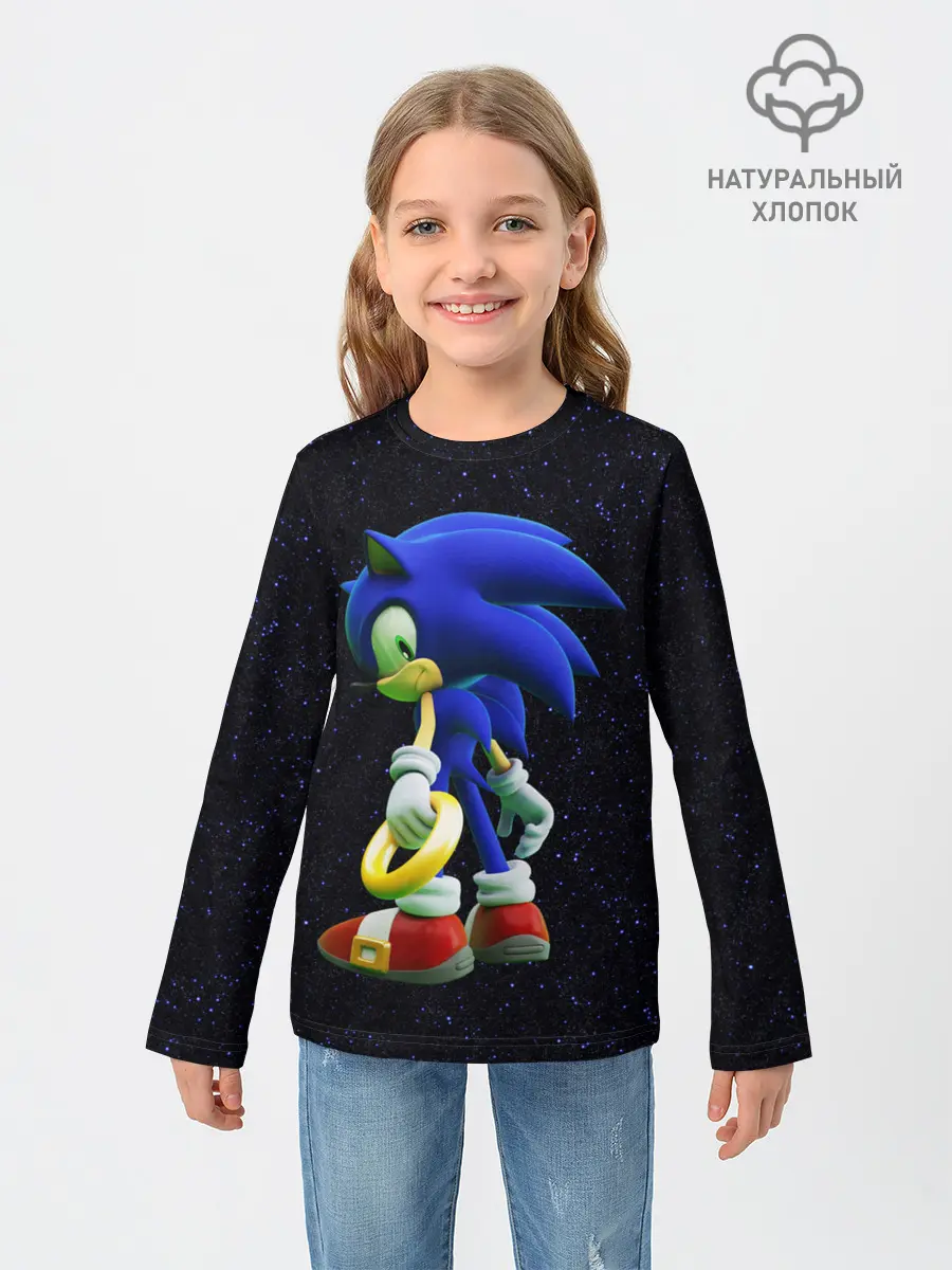 Детский лонгслив / Sonic