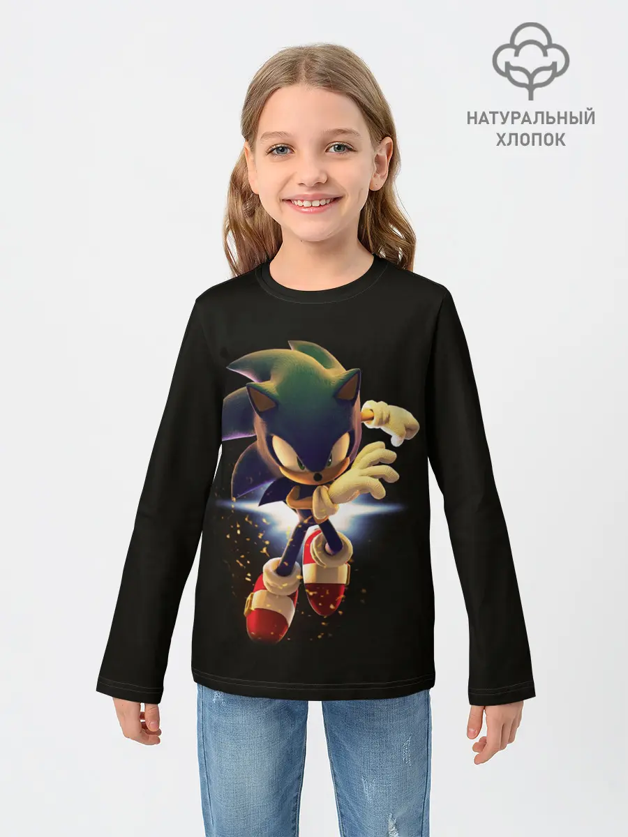 Детский лонгслив / Sonic