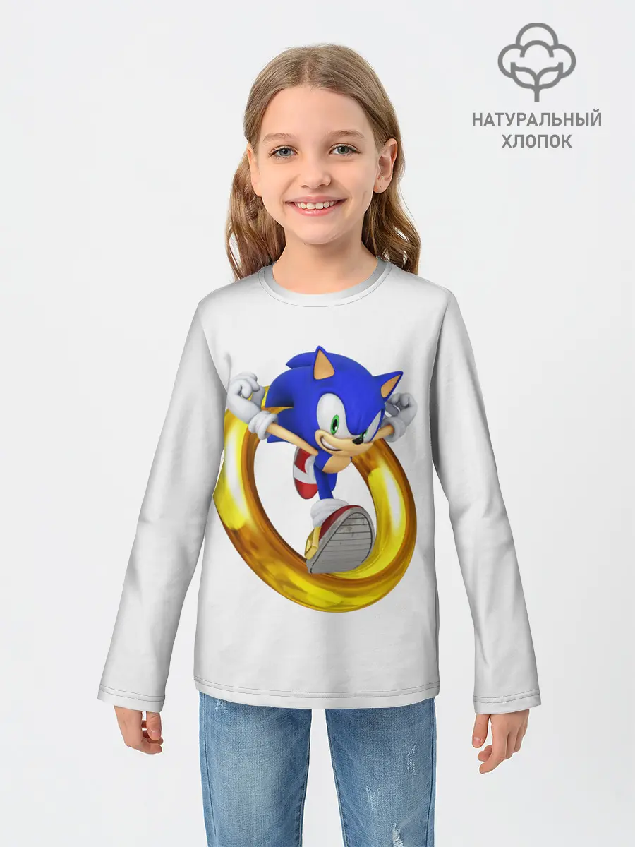 Детский лонгслив / Sonic